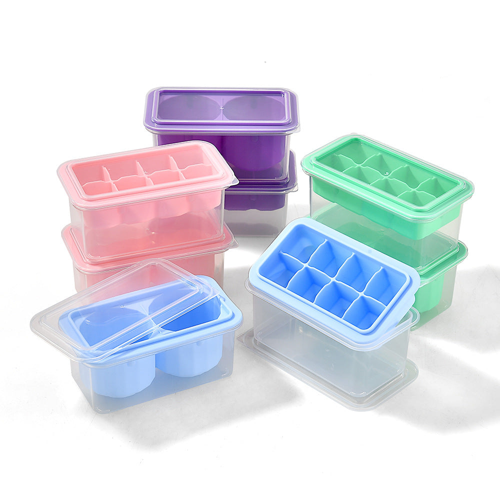 Silicone Ice Cube Tray with Practical Lid Kalsten