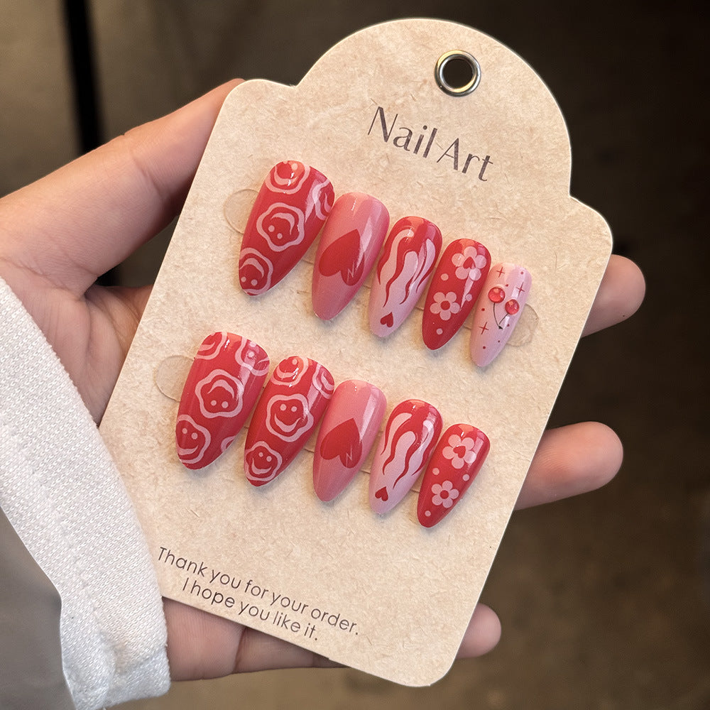 Artistic Press-On Nail Design Set Kalsten