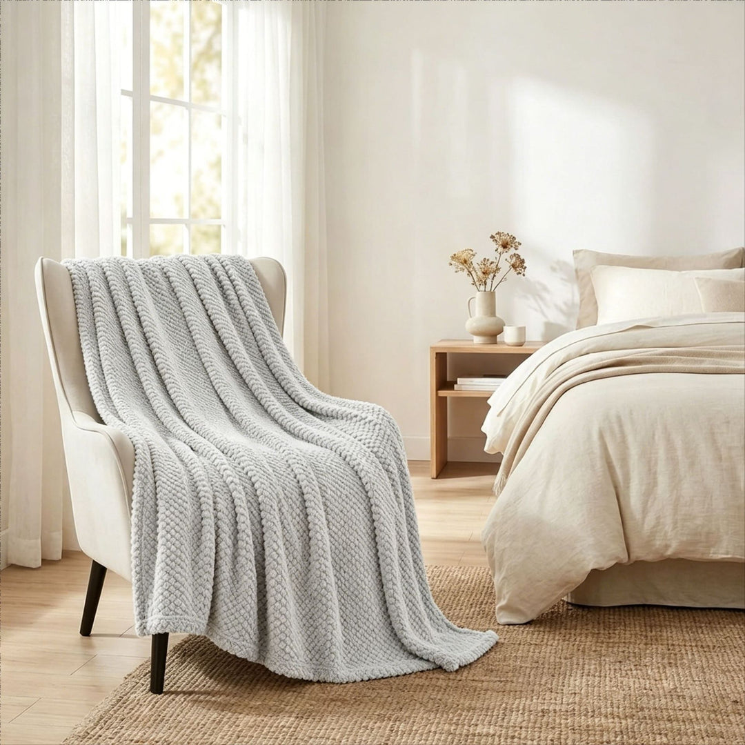 Chunky Knit Throw Blanket