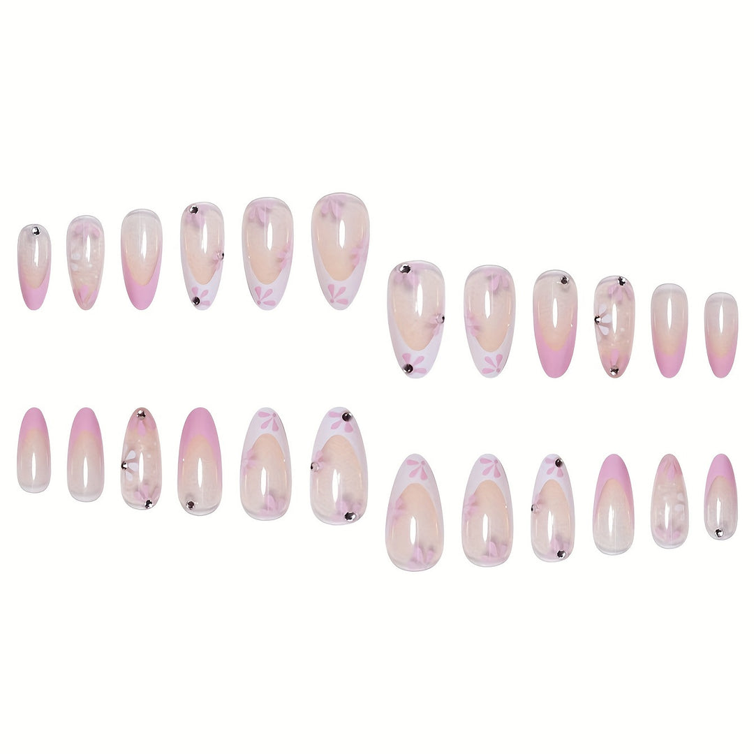 Floral Art Acrylic Nail Set Kalsten
