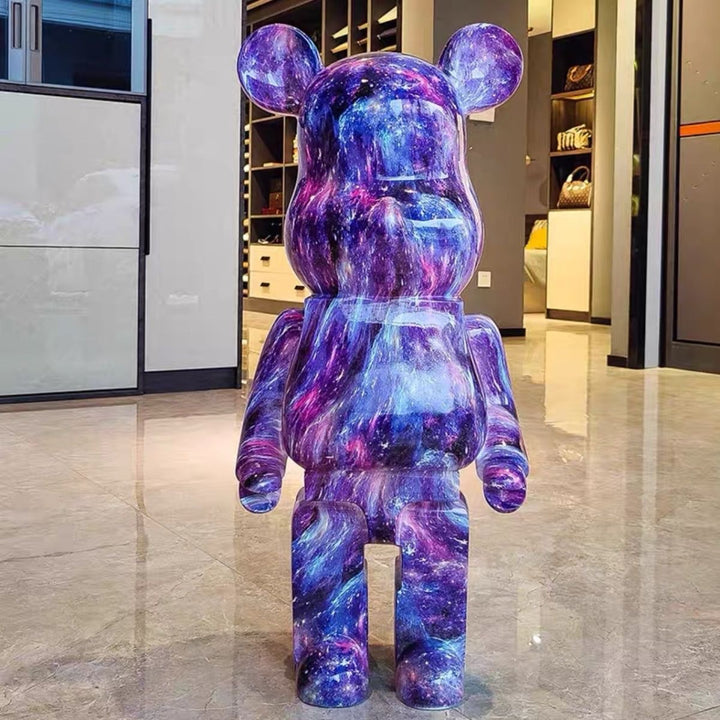 Artistic Bear Figurine for Indoor Home Display