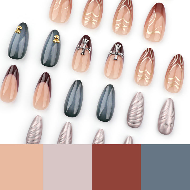 Artful and elegant nail decoration Kalsten