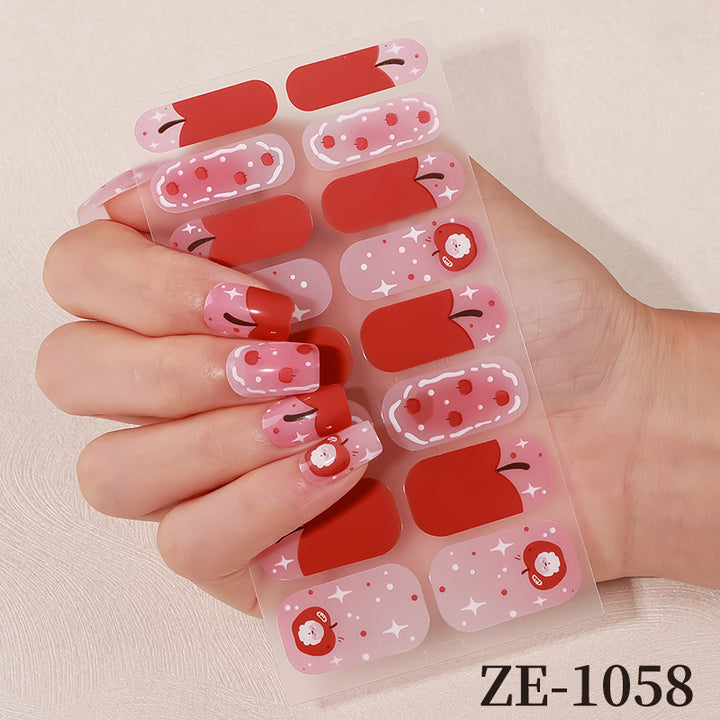 Floral Design Nail Art Wraps