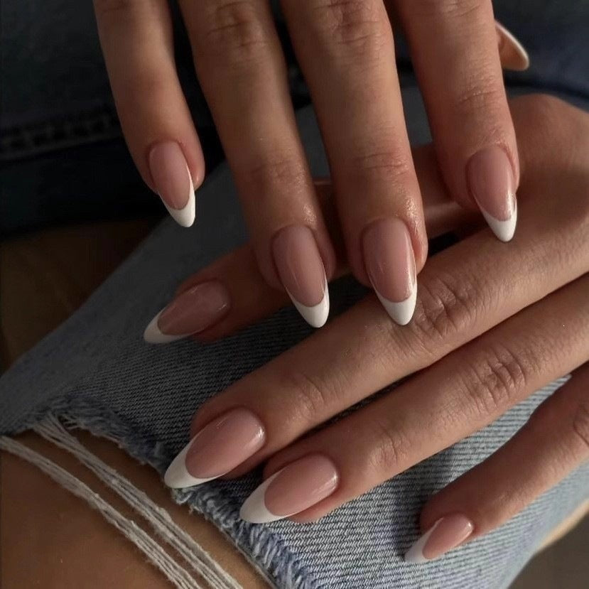 Elegant and Stylish French Design Nail Art Kalsten