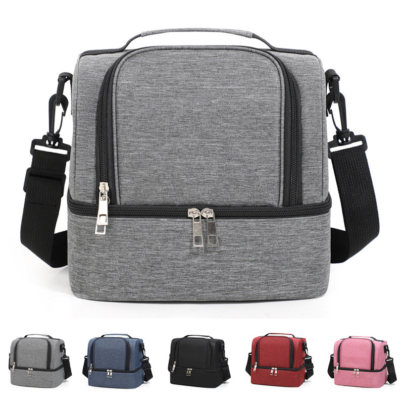 Insulated Lunch Bag with Multi-Functional Compartments