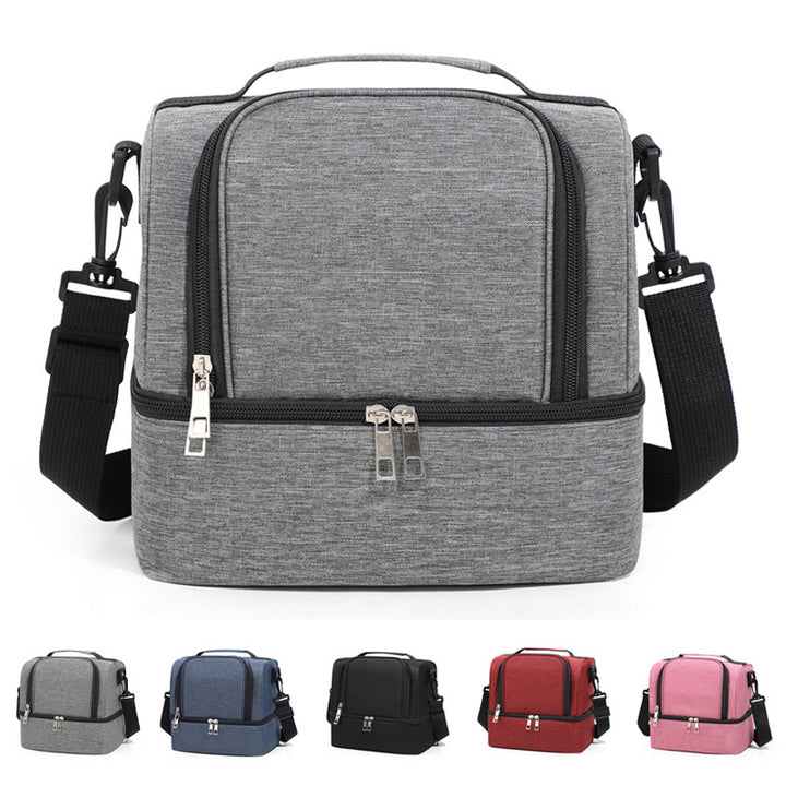 Insulated Lunch Bag with Multi-Functional Compartments