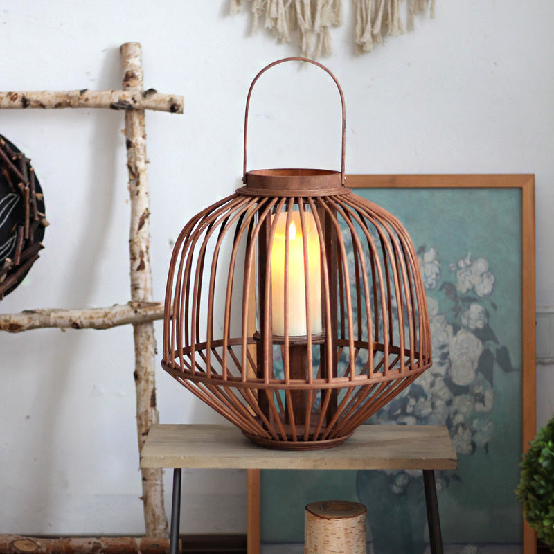 Decorative Rattan Lantern Kalsten