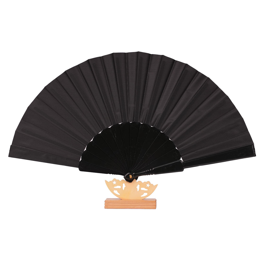 Ladies decorative fan with elegant wooden handle Kalsten