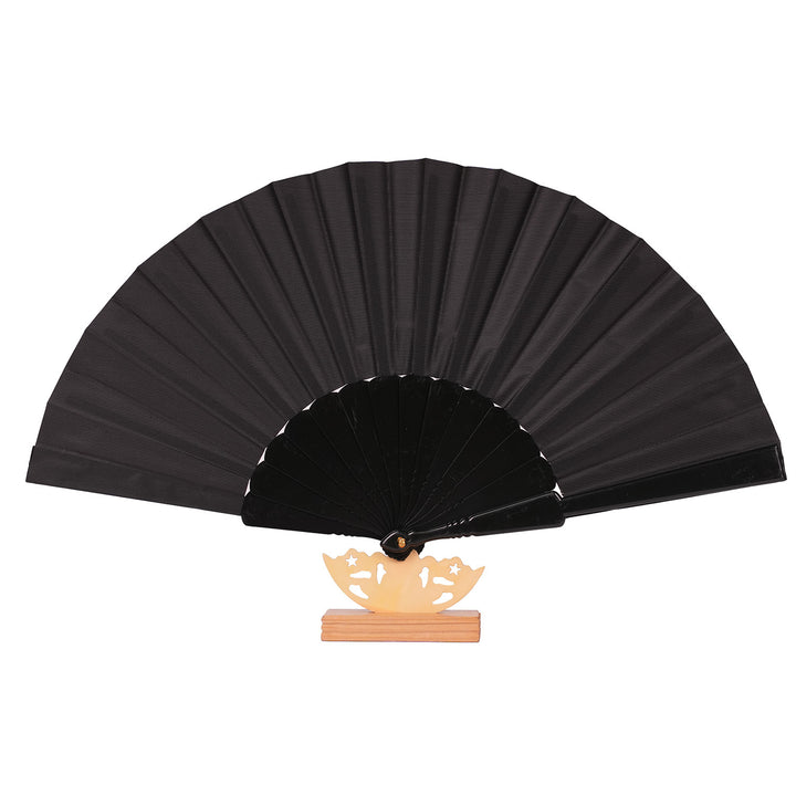 Ladies decorative fan with elegant wooden handle Kalsten