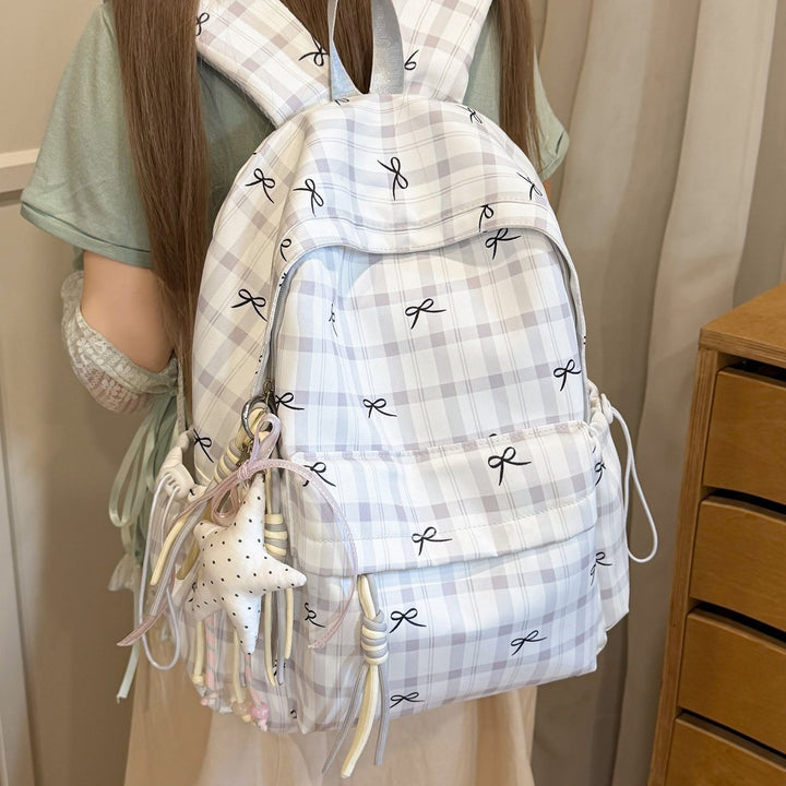 Adorable Bow-Embellished Everyday Backpack