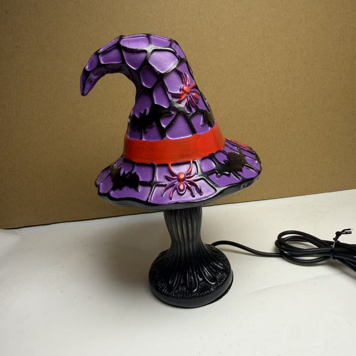 Halloween-Themed Witch Hat Table Lamp Kalsten