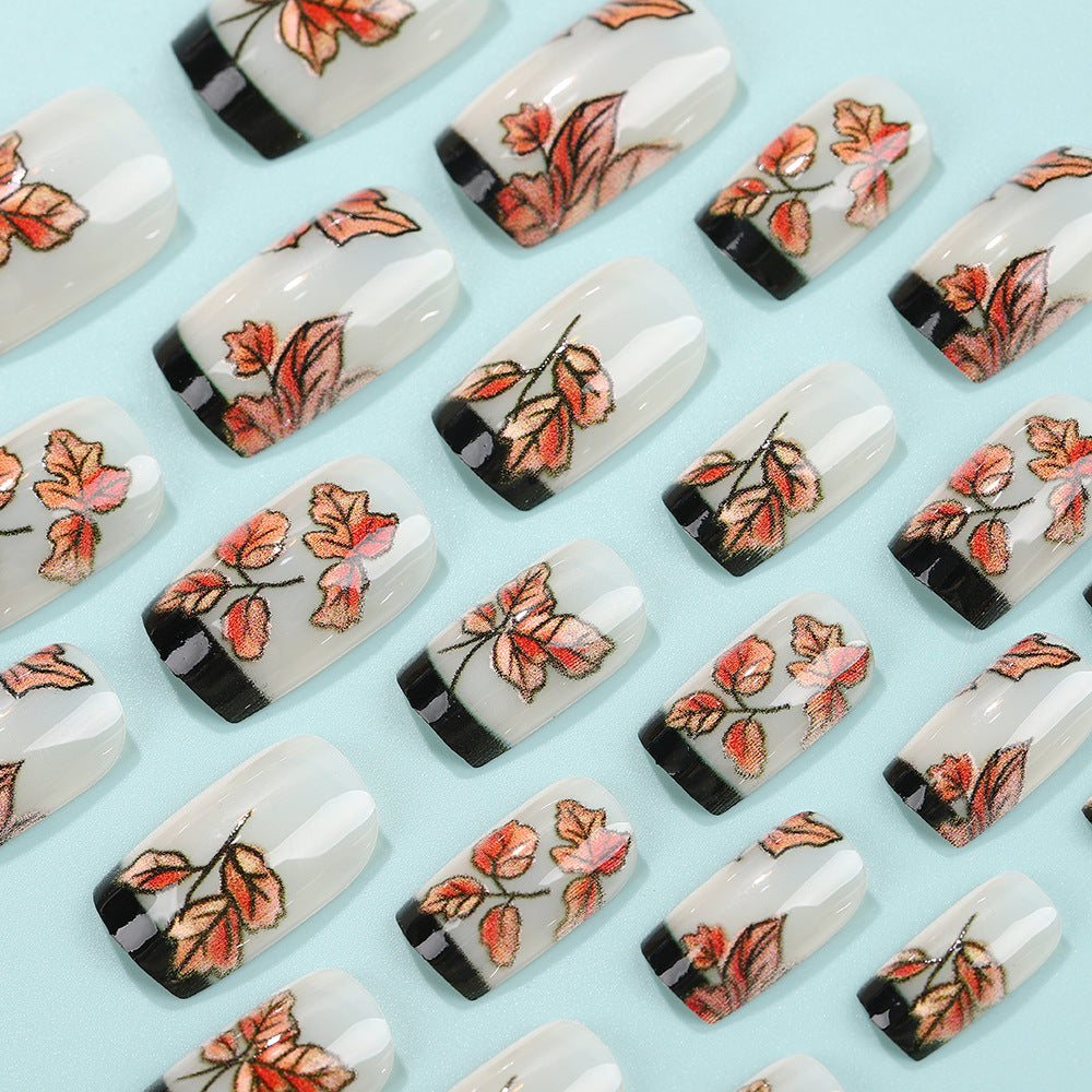 Artificial nails in artistic floral design Kalsten