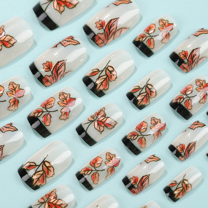Artificial nails in artistic floral design Kalsten