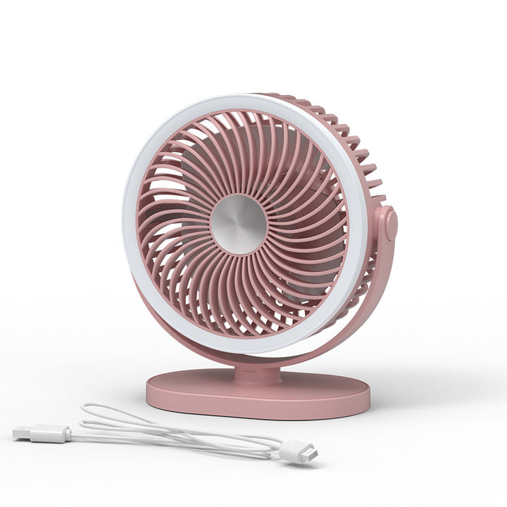 Ladies Portable USB Table Fan with Adjustable Head and Stylish Design Kalsten