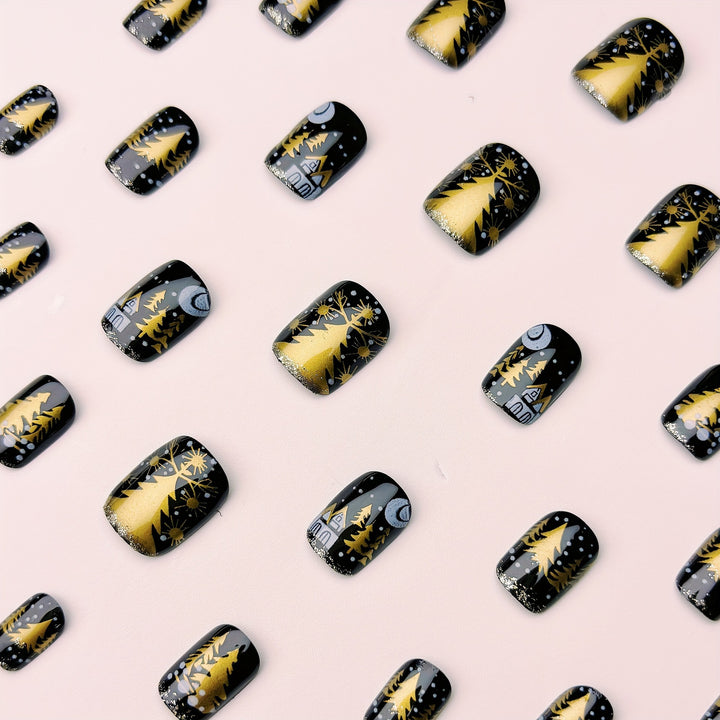 Elegant Winter Nail Art Kalsten