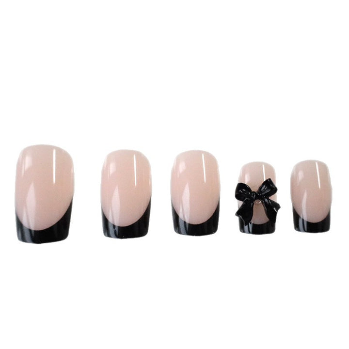 Elegant Bow-Embellished Nail Art Set Kalsten