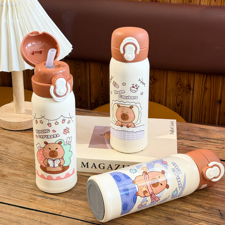 Ladies Insulated Drinking Bottle with Colorfully Designed Animal Motif Kalsten