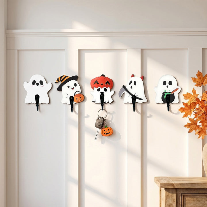 Creepy decorative figure with ghost and scythe Kalsten