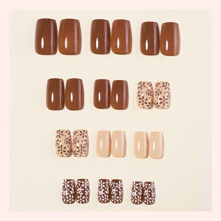 Acrylic nail set with modern designs Kalsten