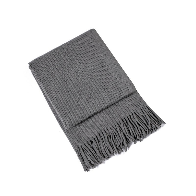 Cozy Fringed Throw Blanket