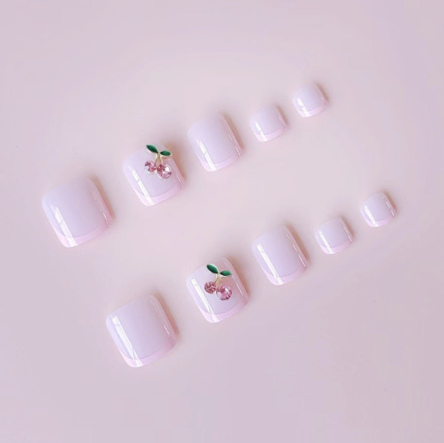 Artificial nail set with playful and stylish 3D decorations Kalsten
