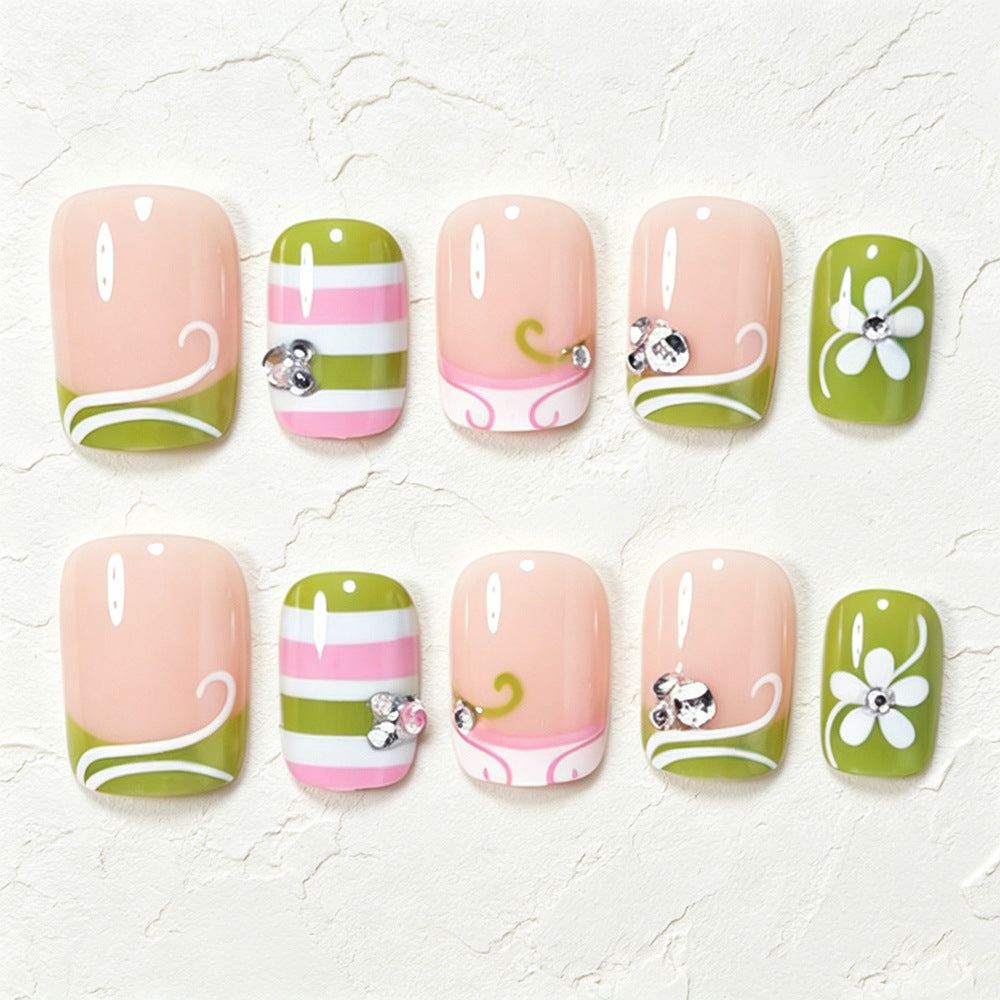 Decorative Press-On Nail Art Tips Kalsten