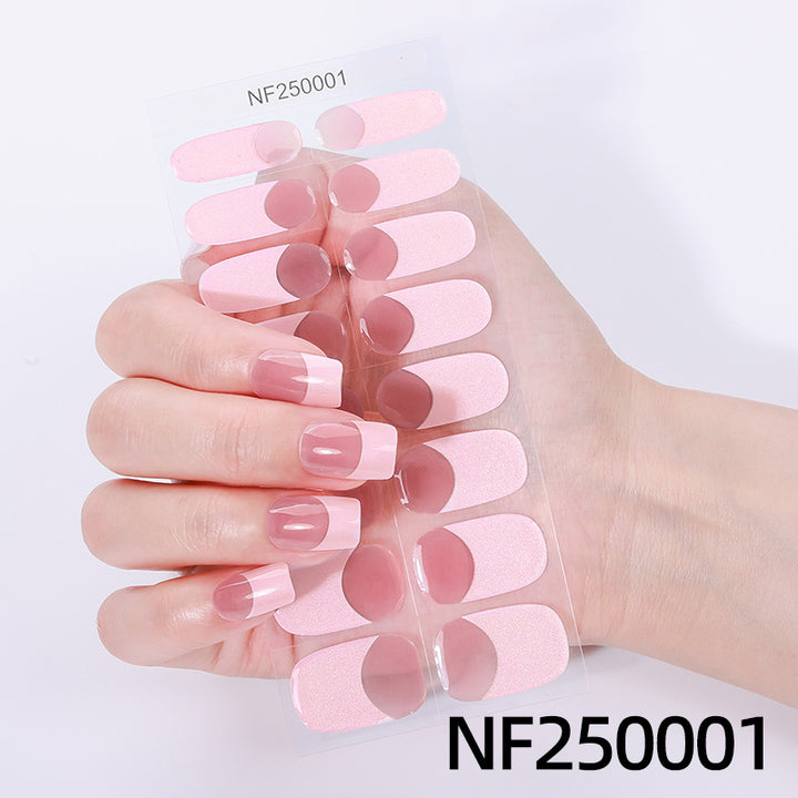 Elegant Floral Gel Nail Wraps