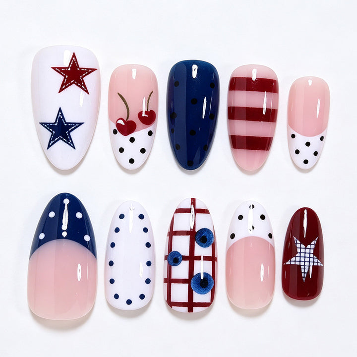 Themed Decorative Press-On Nail Set Kalsten