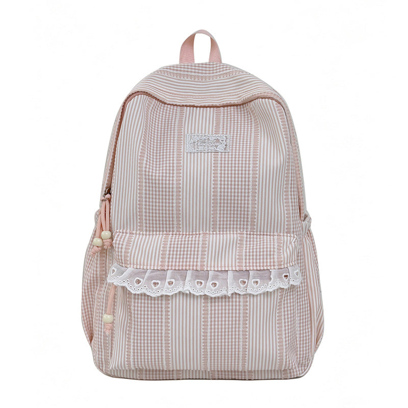 Stylish Striped Design Backpack Kalsten