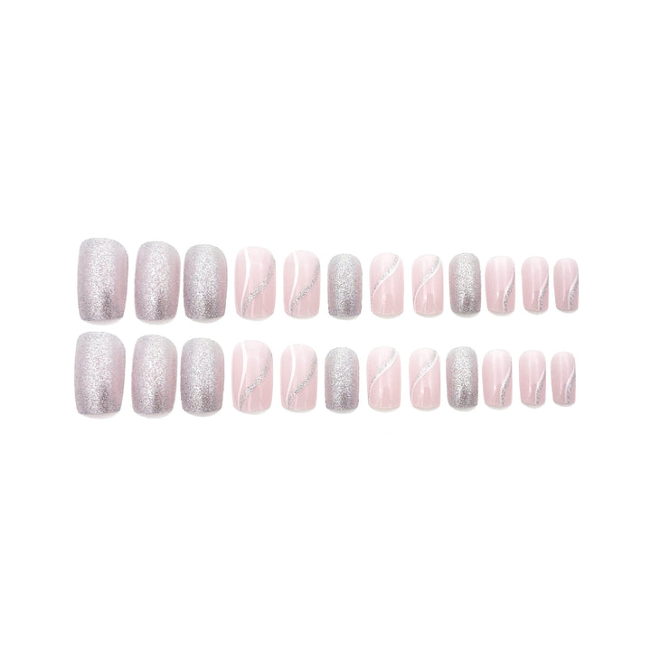 Glittery Stiletto Nail Extensions Kalsten