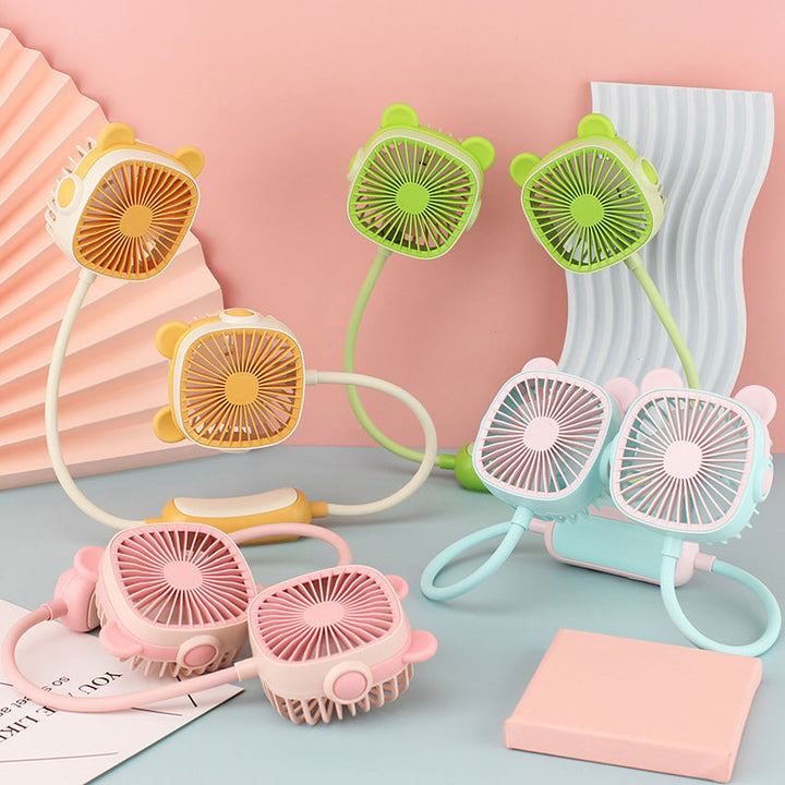 Women's Portable Neck Fan with Flexible Mounting System Kalsten