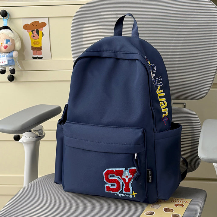 Casual Embroidered Backpack