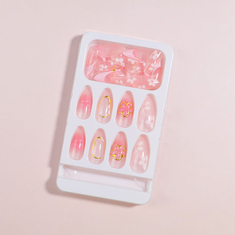 Premium Press-On Nail Set with Decorative Accents Kalsten