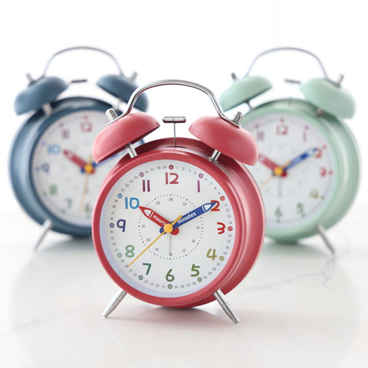 Learning clock with double bell mechanism Kalsten