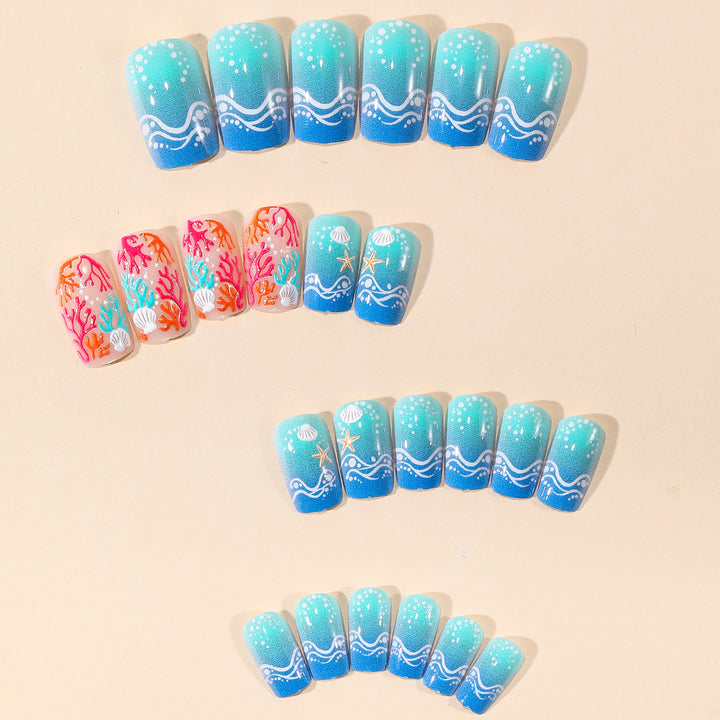Ocean-Inspired Nail Art Decoration Set Kalsten