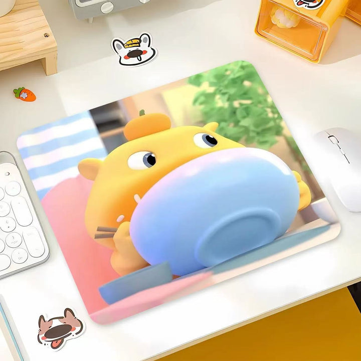 Cartoon-Themed Gaming Mouse Pad