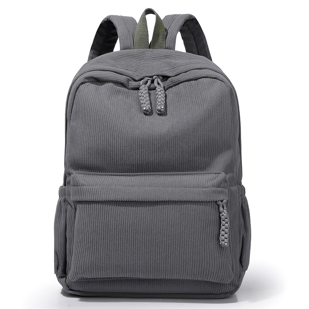Textured Fabric Travel Backpack kalsten