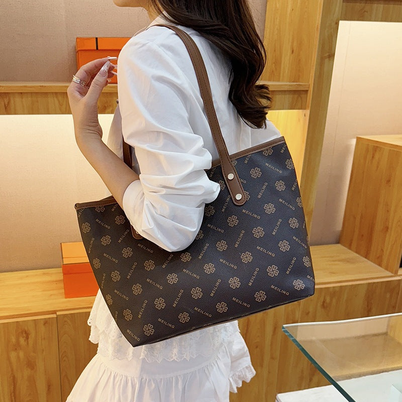 Chic Two-Piece Tote and Pouch Set
