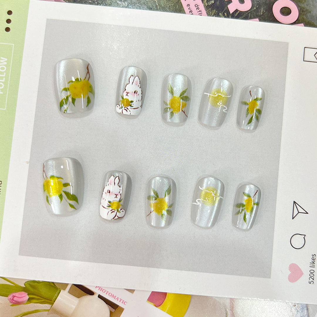 Artful nail tips with cheerful fruit designs Kalsten