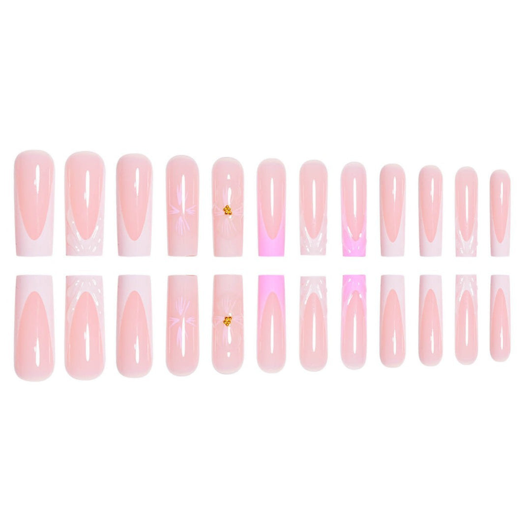 Floral-Inspired 3D Press-On Nail Art Extensions Kalsten