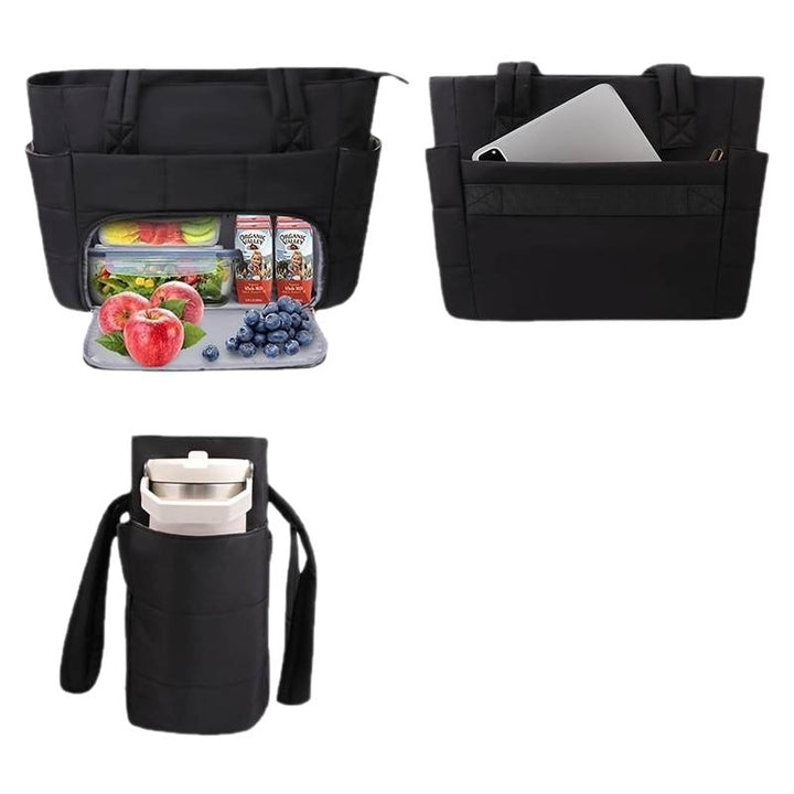 Insulated Multi-Pocket Lunch Tote Kalsten