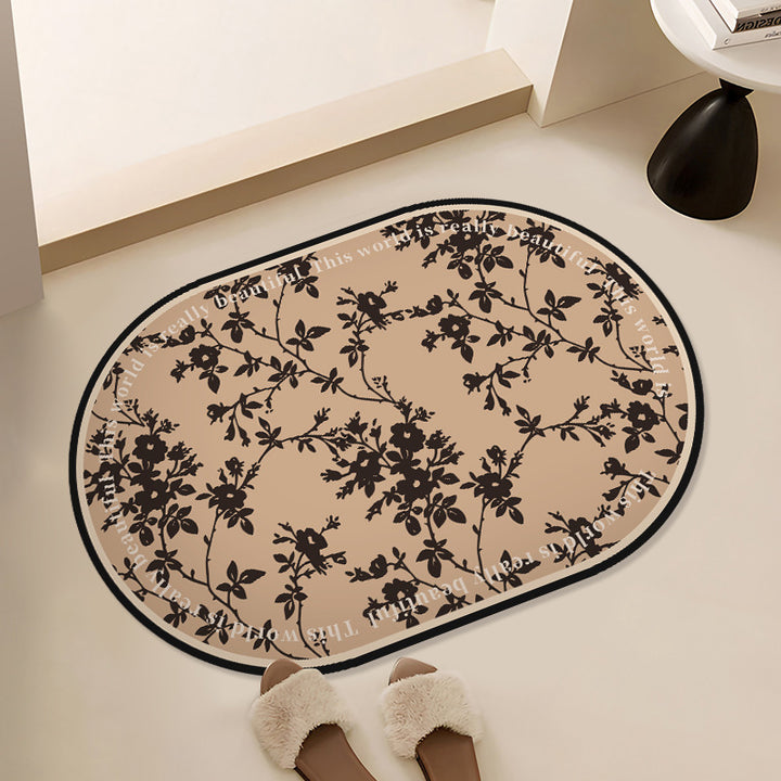 Decorative Motivational Bath Mat