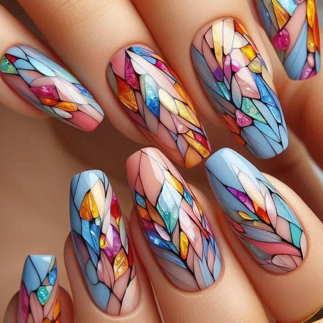 Artistic Stained Glass Nail Art Kit Kalsten