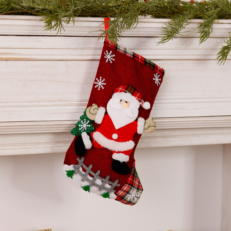 Fun Christmas stocking with reindeer motif Kalsten