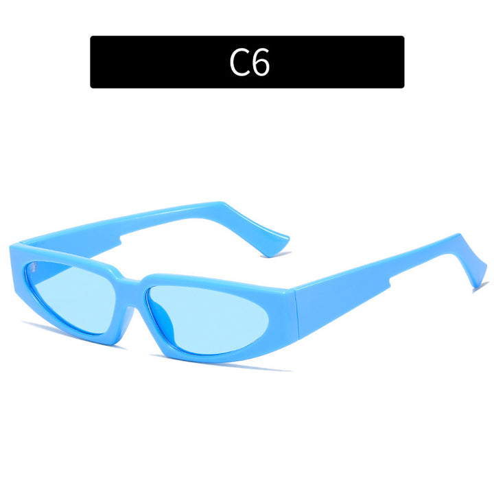 Futuristic Low-Profile Shield Sunglasses