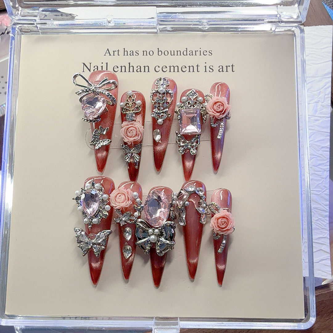 Glamorous Decorative Nail Art Tips Set
