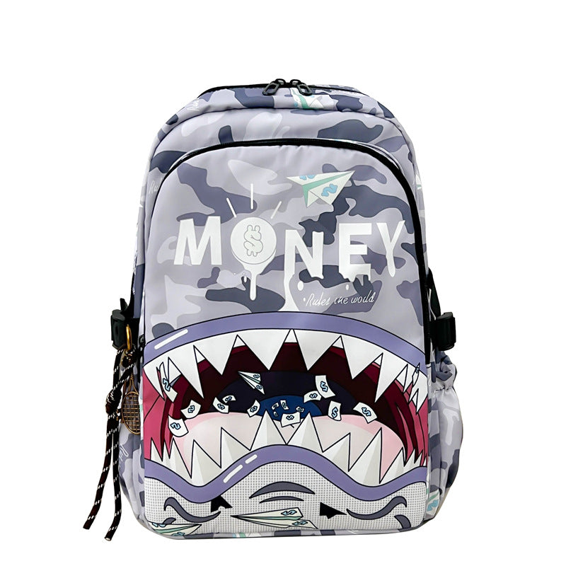Creative Cartoon Shark Backpack