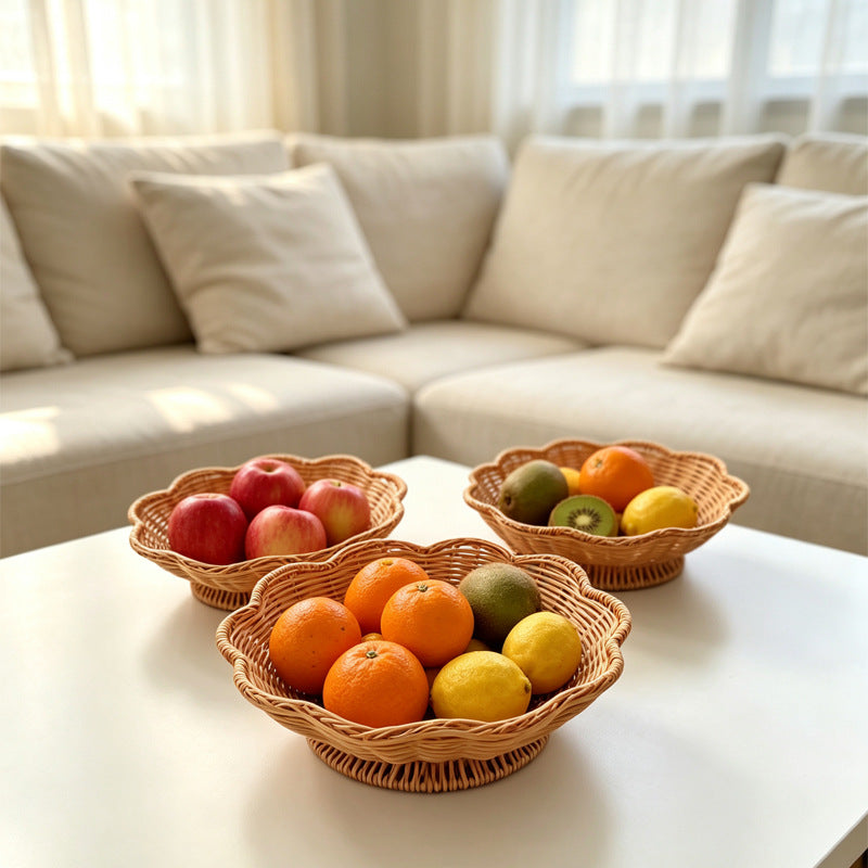 Decorative Woven Serving Bowl Kalsten