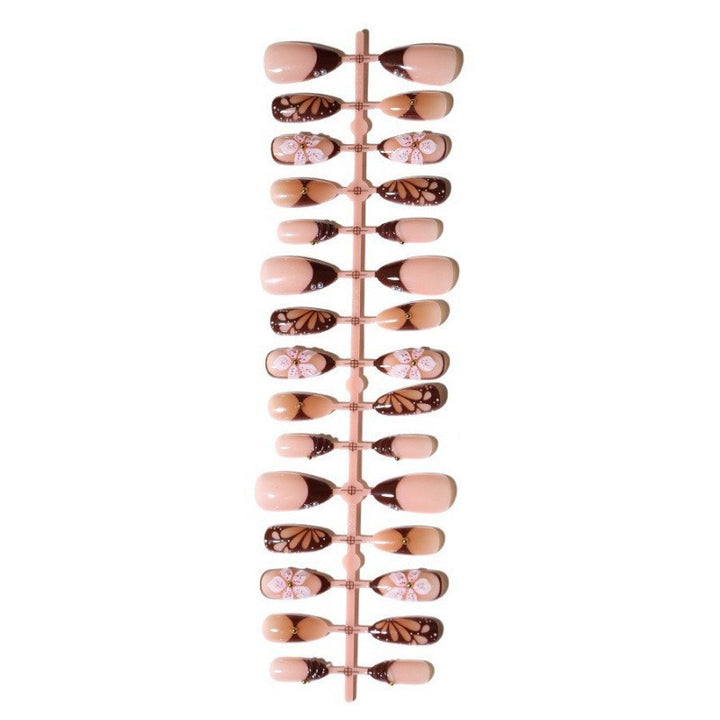 Artificial nail set with exquisite floral designs Kalsten