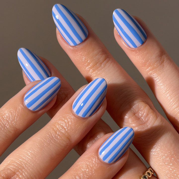 Stylish Striped Nail Art Tips Kalsten